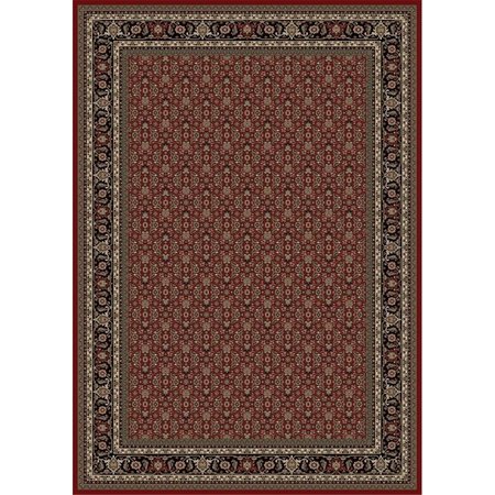 CONCORD GLOBAL 6 ft. 7 in. x 9 ft. 6 in. Persian Classics Herati - Red 20106